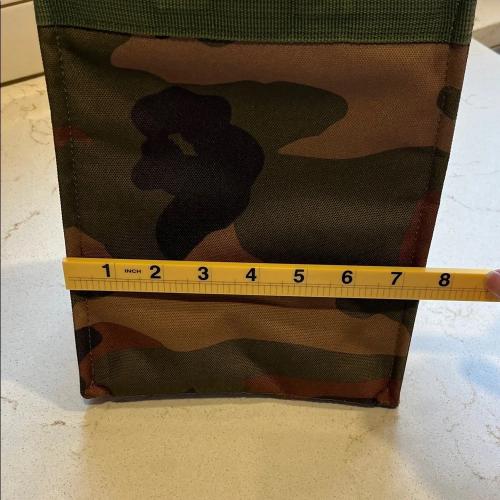 Herschel Supply Company Kids Camo Lunch Bag - Green, Brown, Black